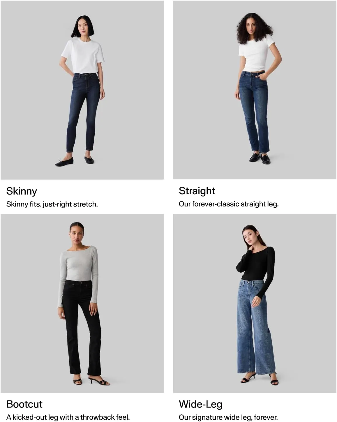 GAP Women's Classic Straight Fit Denim Jeans