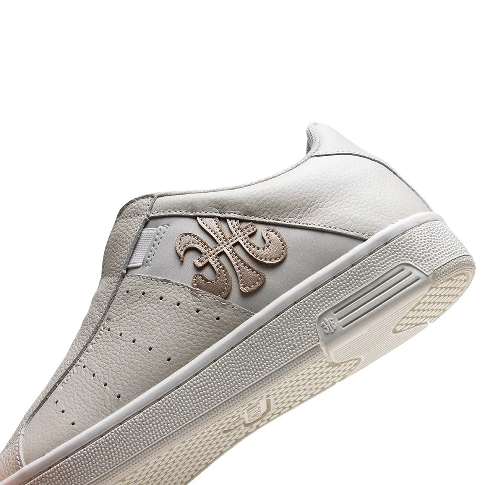 Women's Icon OG Beige Gold Logo Leather Sneakers 91951-777